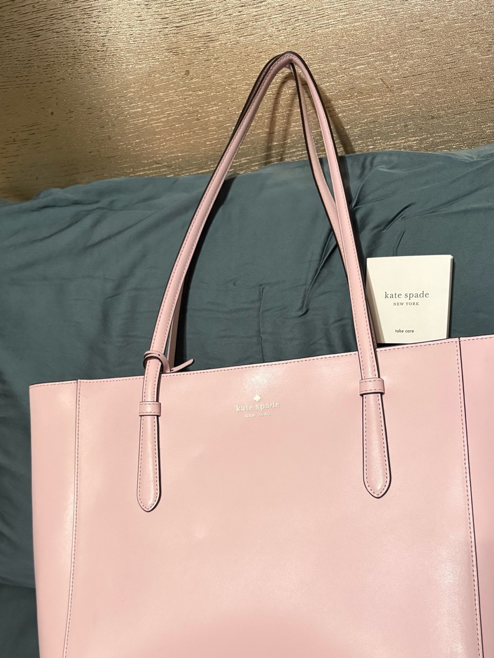 Kate Spade pink NWOT handbag with shoulder straps